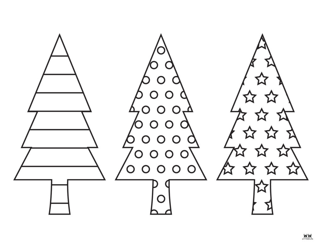 Printable Christmas Tree Coloring Page-Page 5