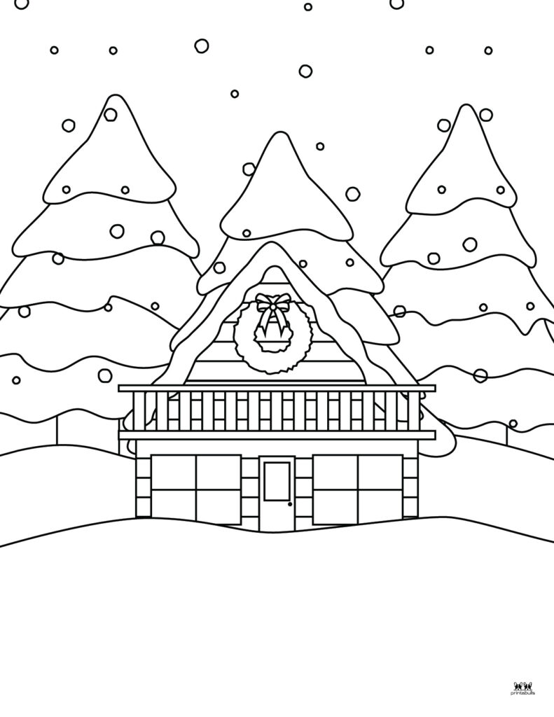 Printable Christmas Tree Coloring Page-Page 6