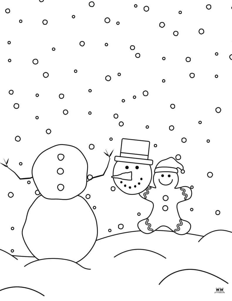 Printable Gingerbread Coloring Page-Page 11