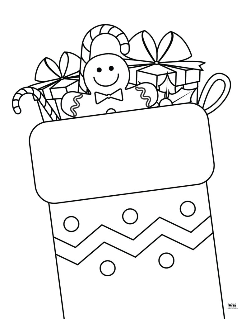 Printable Gingerbread Coloring Page-Page 3