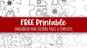 Gingerbread Man Coloring Pages - 20 FREE Printables | Printabulls