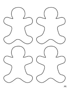 Gingerbread Man Coloring Pages - 20 FREE Printables | Printabulls