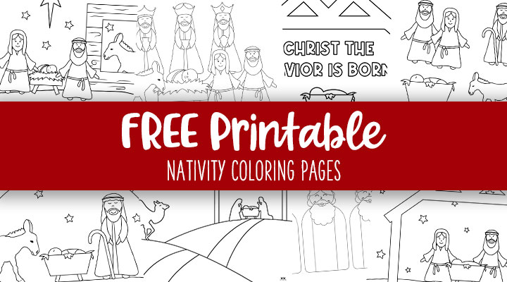 nativity printable