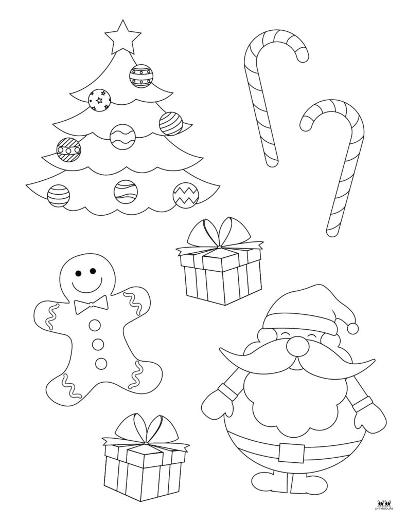 Printable Santa Coloring Page-Page 10