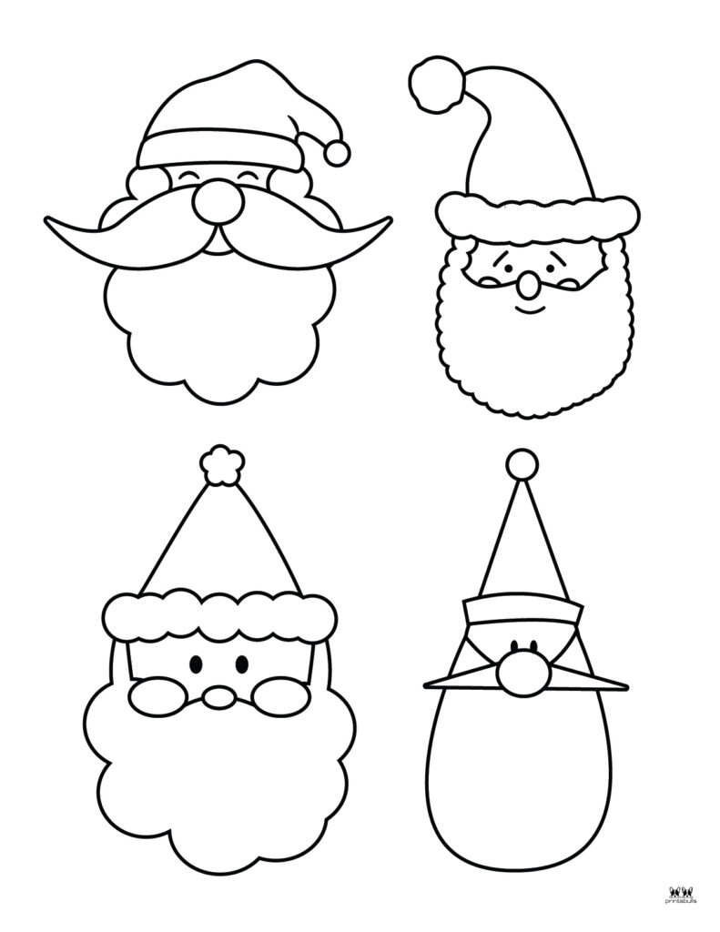 Printable Santa Coloring Page-Page 16