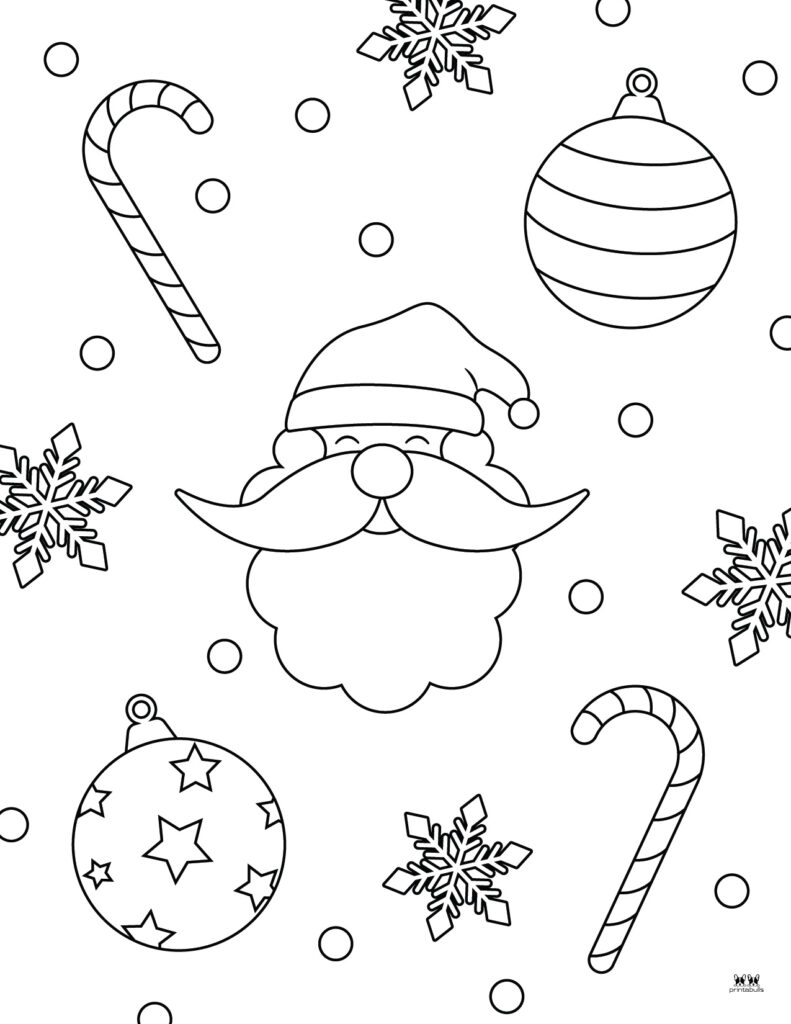 Printable Santa Coloring Page-Page 2