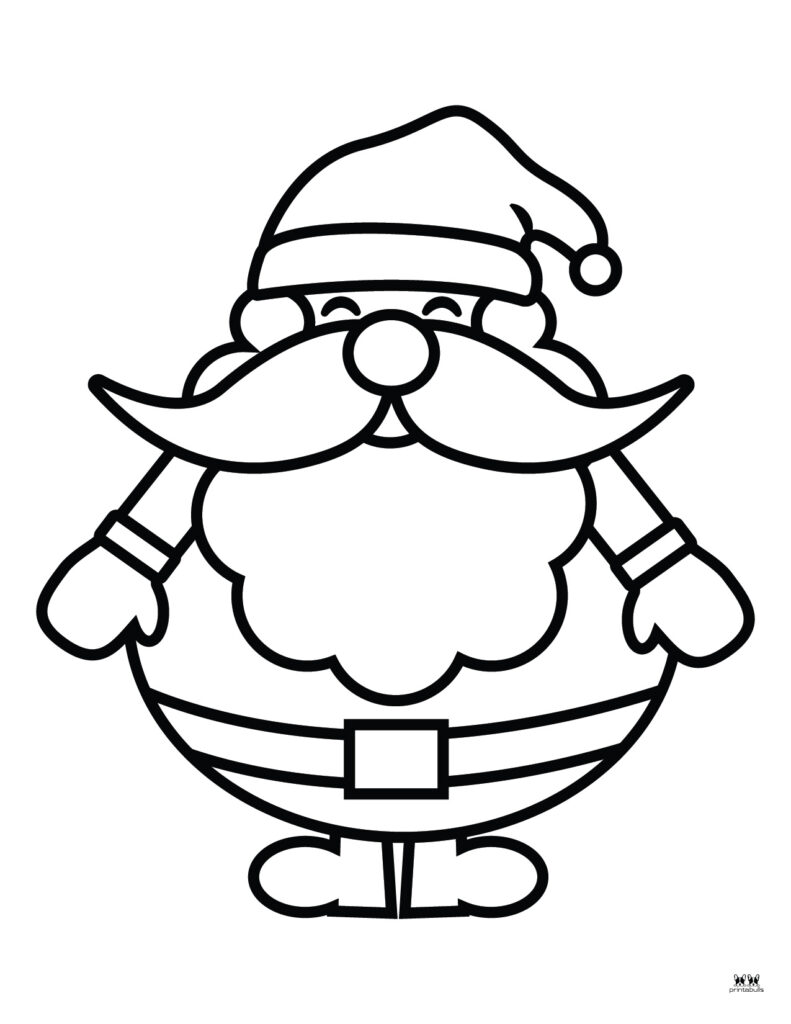 Printable Santa Coloring Page-Page 3