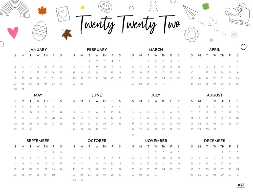 Printable 2022 Calendar-Calendar 1