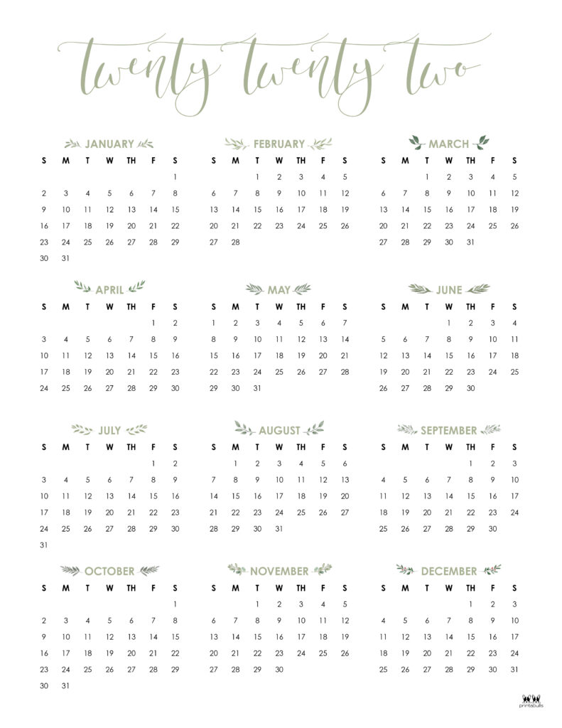Printable 2022 Calendar-Calendar 17