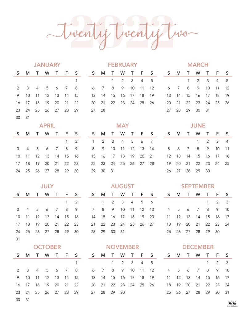 Printable 2022 Calendar-Calendar 5