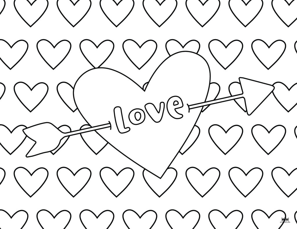 Printable Love Coloring Page-Page 11