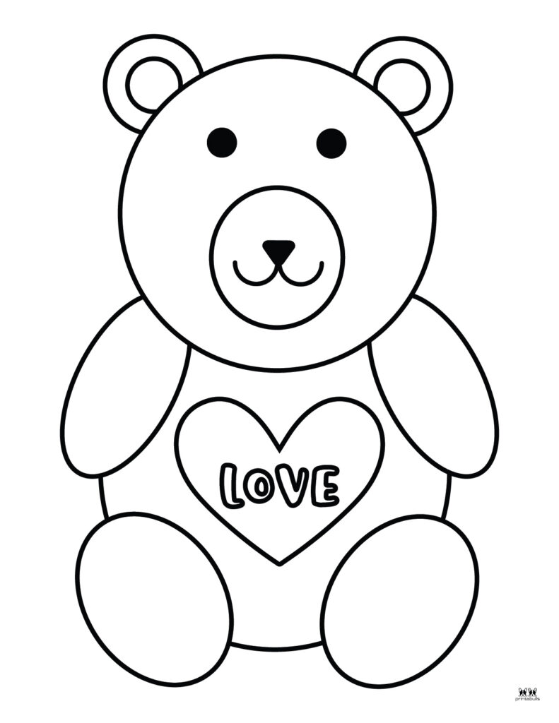 Printable Love Coloring Page-Page 14