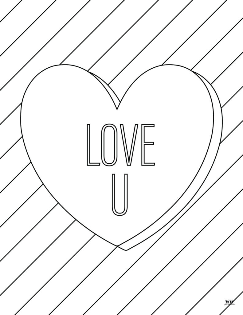 Printable Love Coloring Page-Page 16