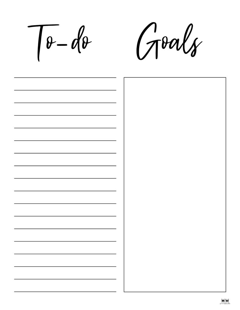 printable to do lists to get organized