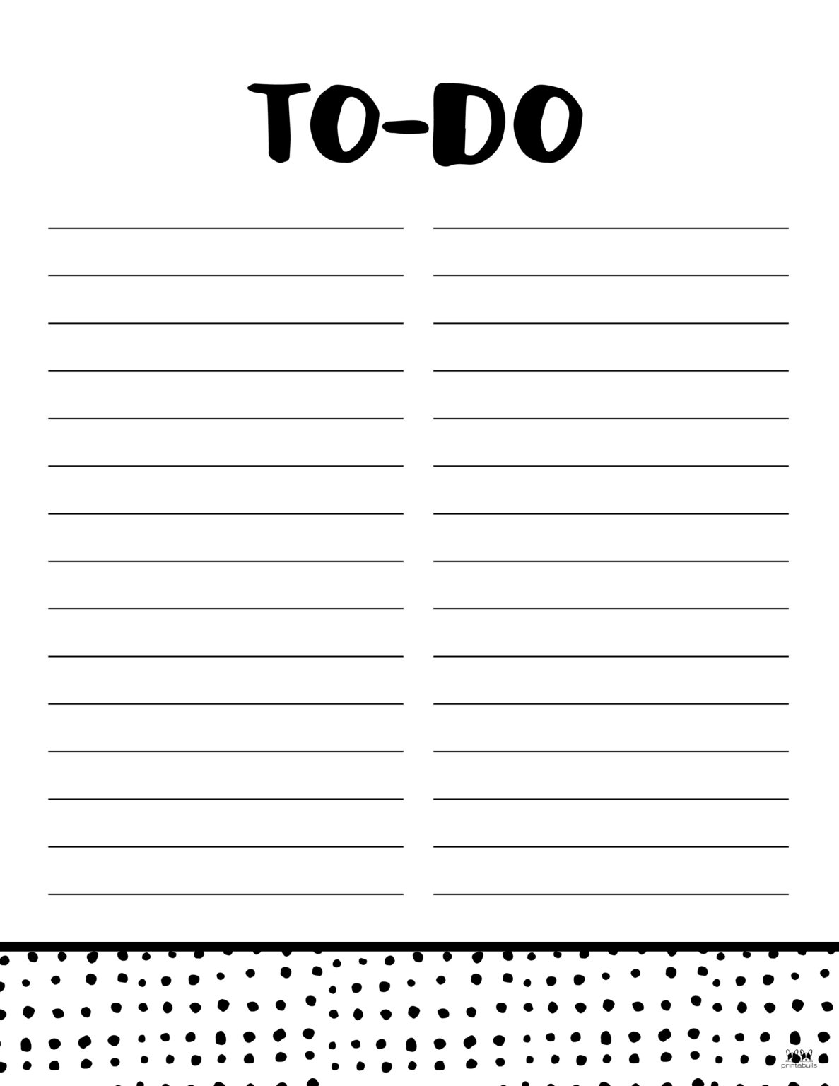 To Do Lists - 31 FREE Printables - PrintaBulk