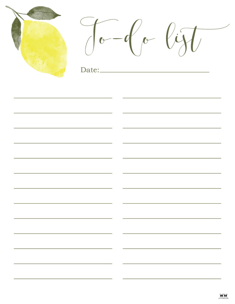 Printable To-Do List-List 29