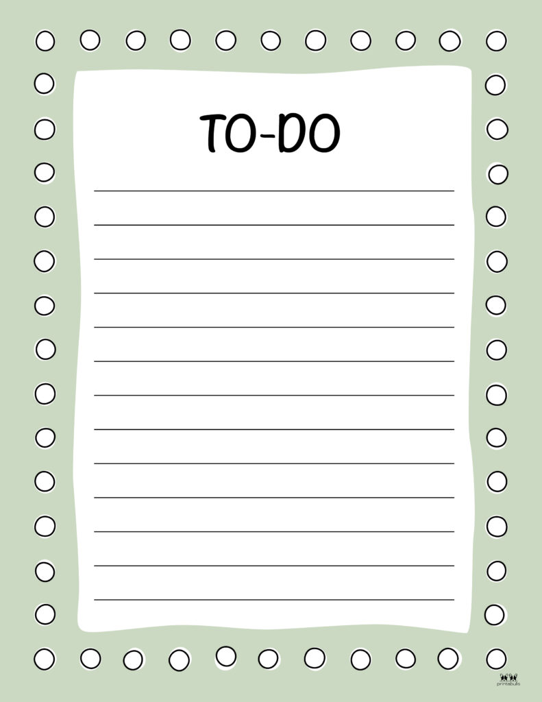 Printable To-Do List-List 3