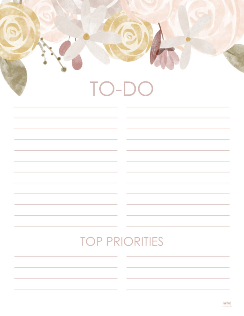 Printable To-Do List-List 7