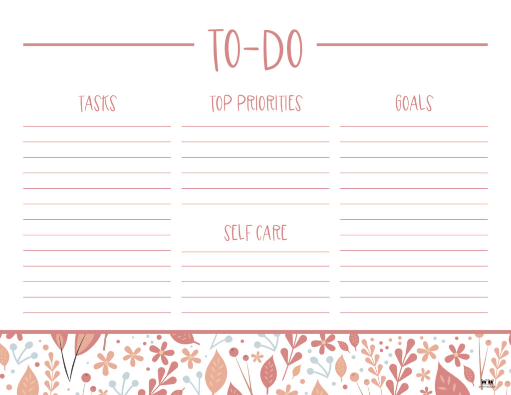 Printable To-Do List-List 8