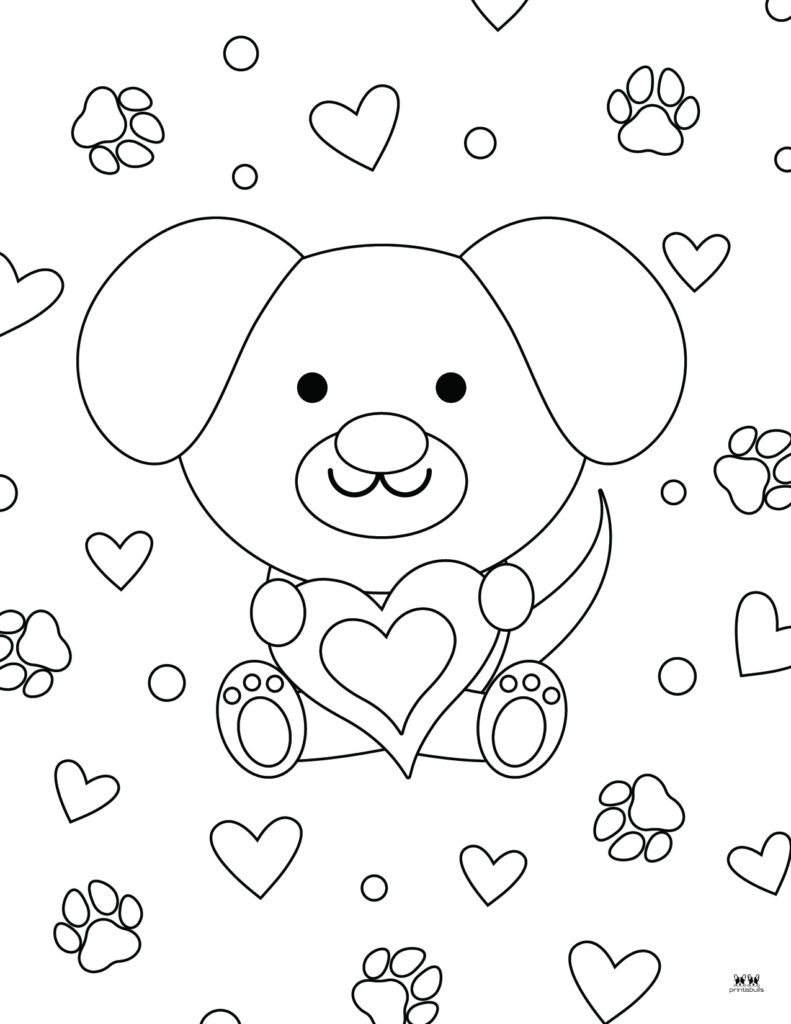 Printable Valentine_s Day Coloring Page-Page 2