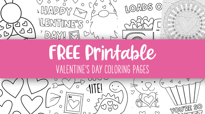 Kids Valentine's Day Coloring Pages - Kids on Valentine's Day Coloring Page