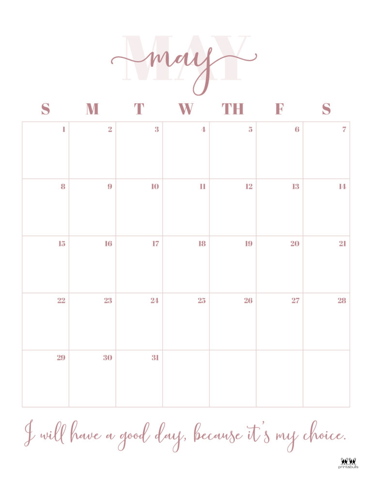 May 2022 Calendars 25 FREE Printable - Printable May 2022 Calendar Style 13 768x994