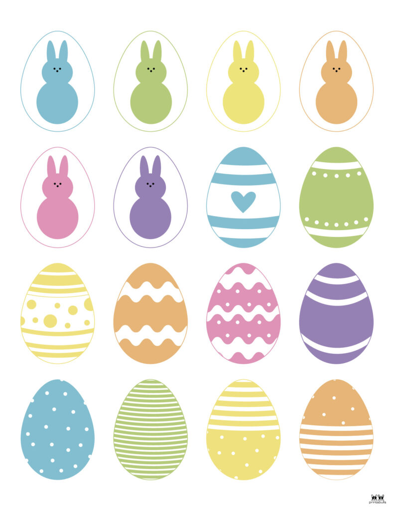 Easter Egg Coloring Pages _ Templates-109