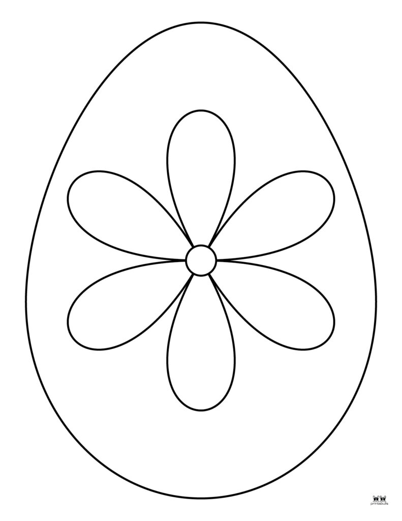 Easter Egg Coloring Pages _ Templates-23