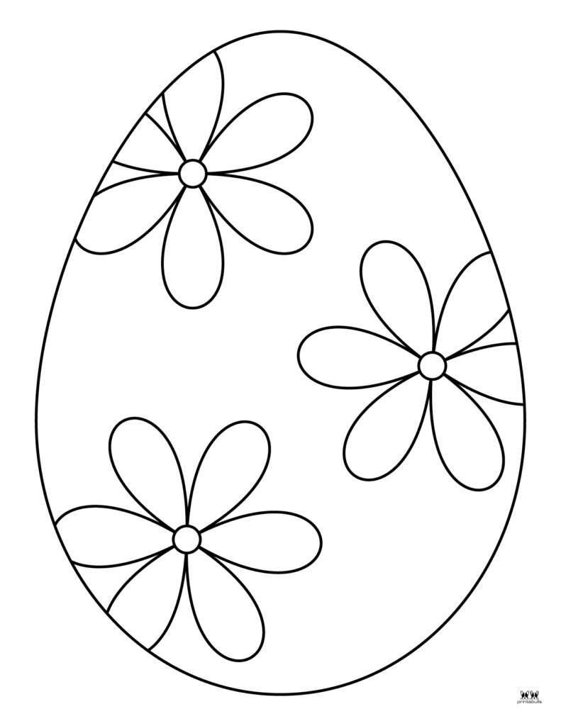 Easter Egg Coloring Pages _ Templates-24