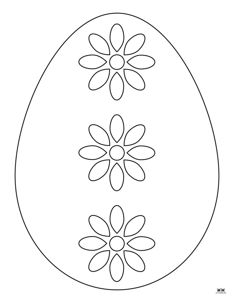 Easter Egg Coloring Pages _ Templates-25