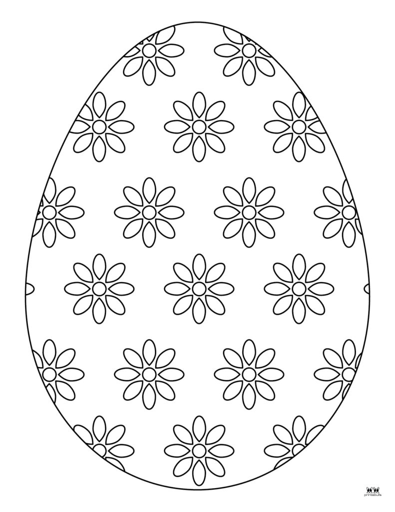Easter Egg Coloring Pages _ Templates-26