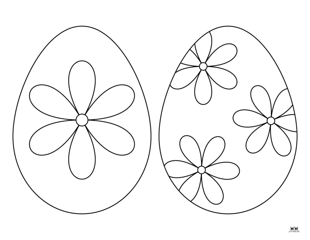 Easter Egg Coloring Pages _ Templates-27