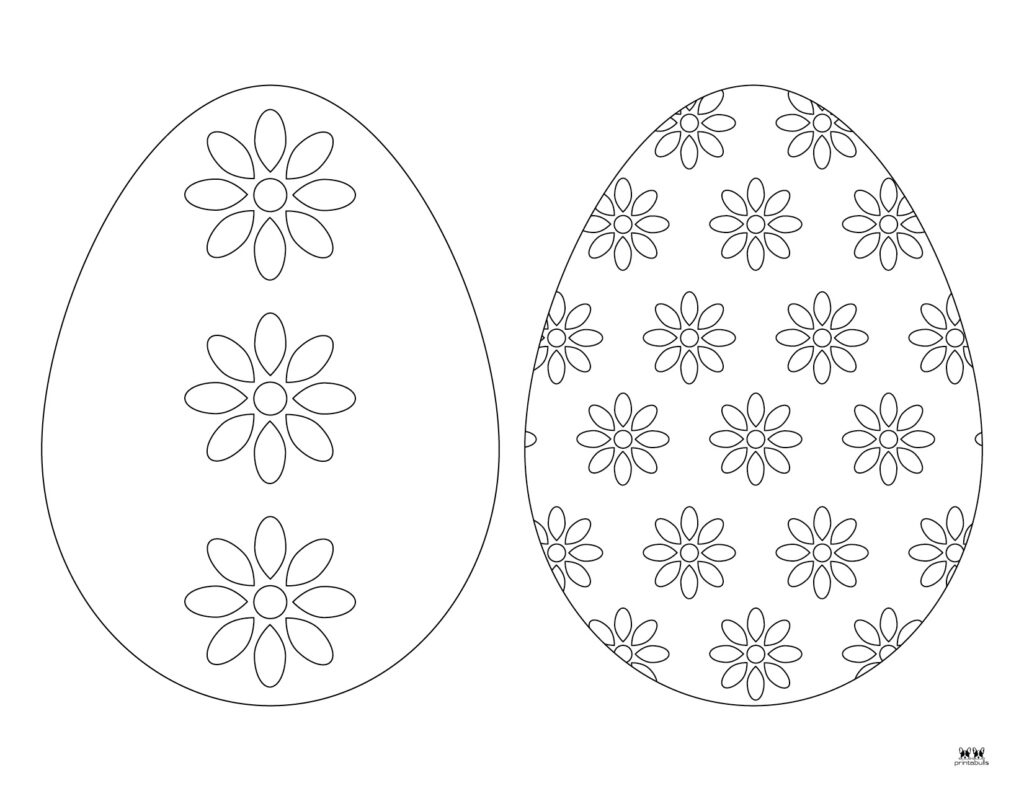 Easter Egg Coloring Pages _ Templates-28