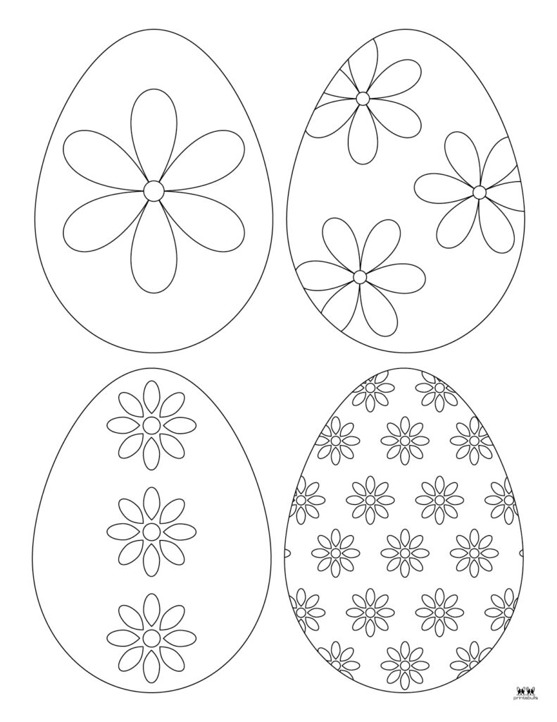Easter Egg Coloring Pages _ Templates-29