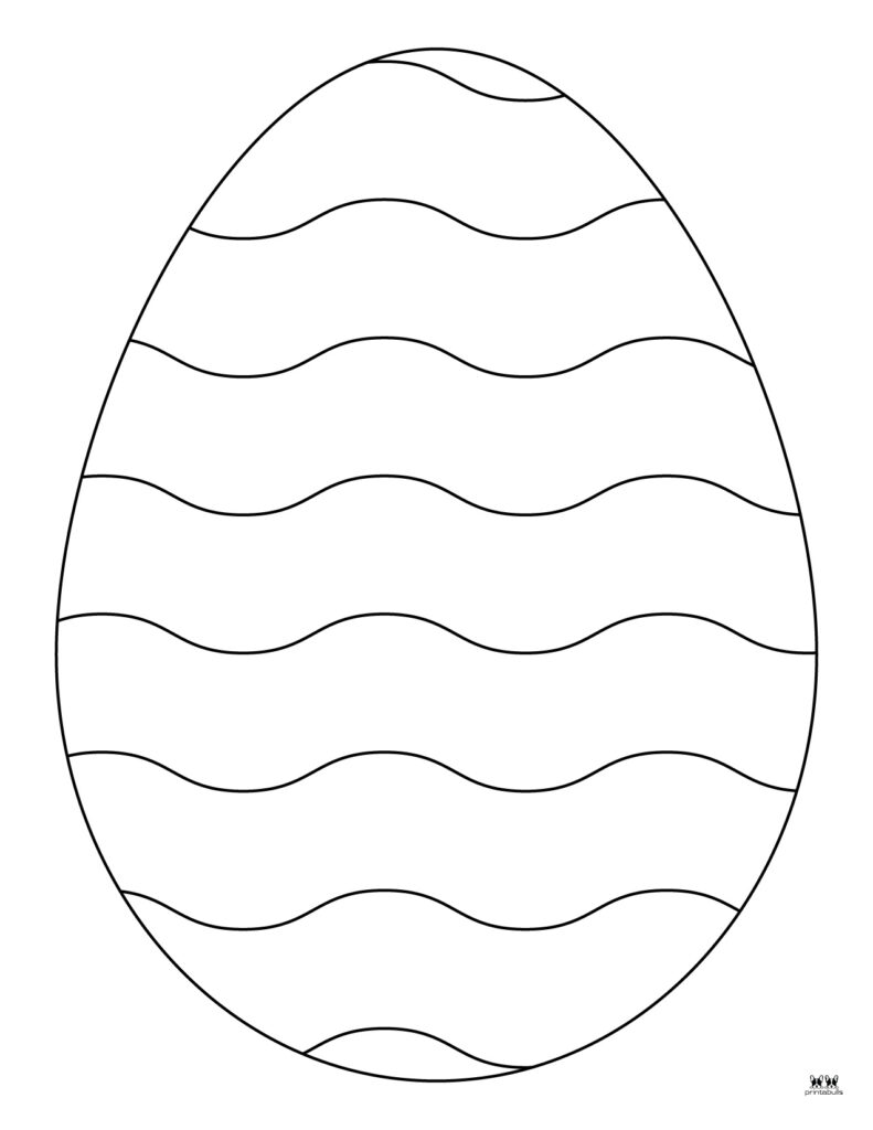 Easter Egg Coloring Pages _ Templates-32