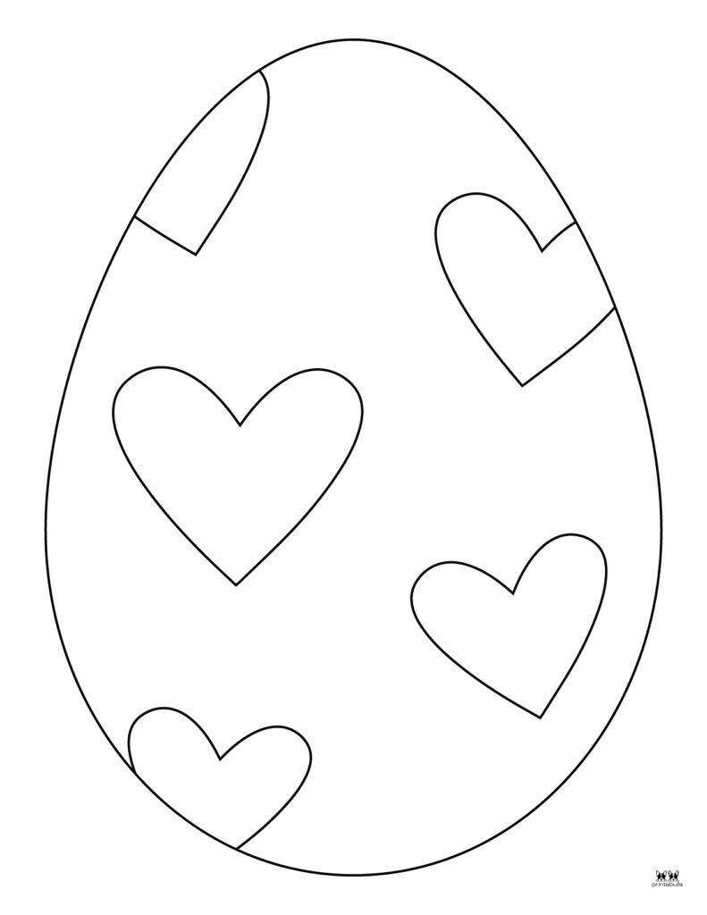 Easter Egg Coloring Pages _ Templates-40