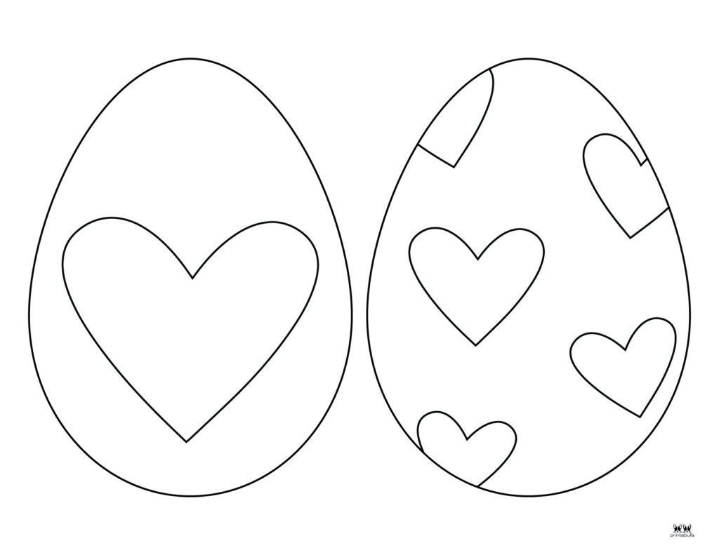 Easter Egg Coloring Pages _ Templates-42