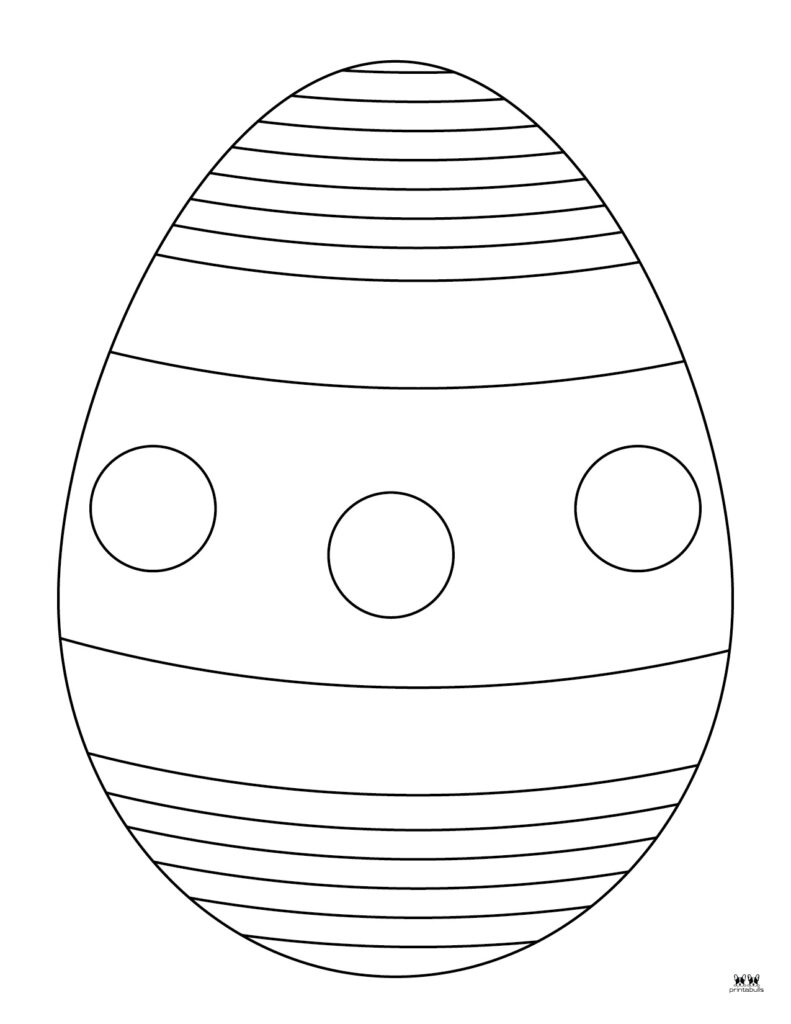 Easter Egg Coloring Pages _ Templates-46