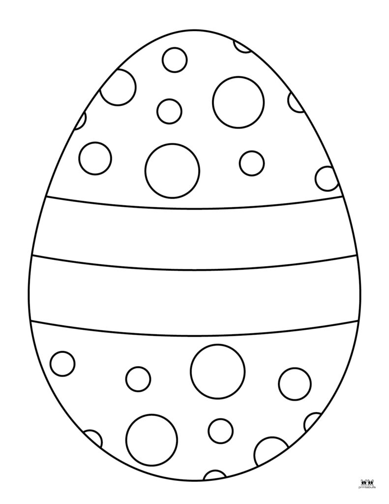 Easter Egg Coloring Pages _ Templates-47