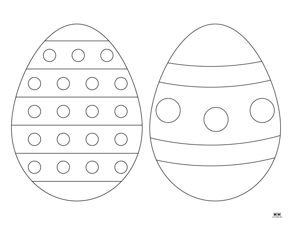 Easter Egg Coloring Pages _ Templates-48