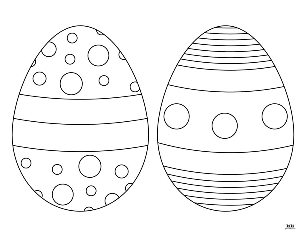 Easter Egg Coloring Pages _ Templates-49