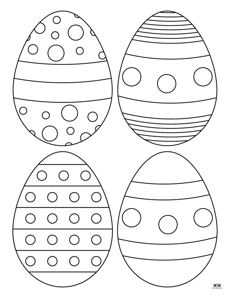 Easter Egg Coloring Pages _ Templates-50