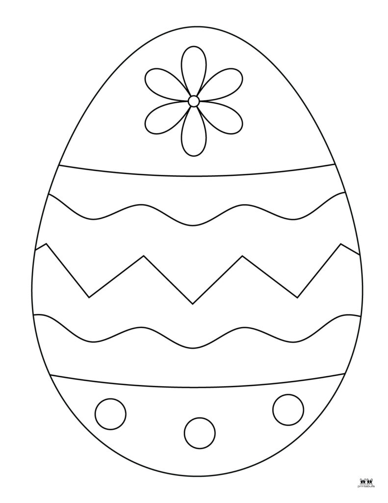 Easter Egg Coloring Pages _ Templates-61