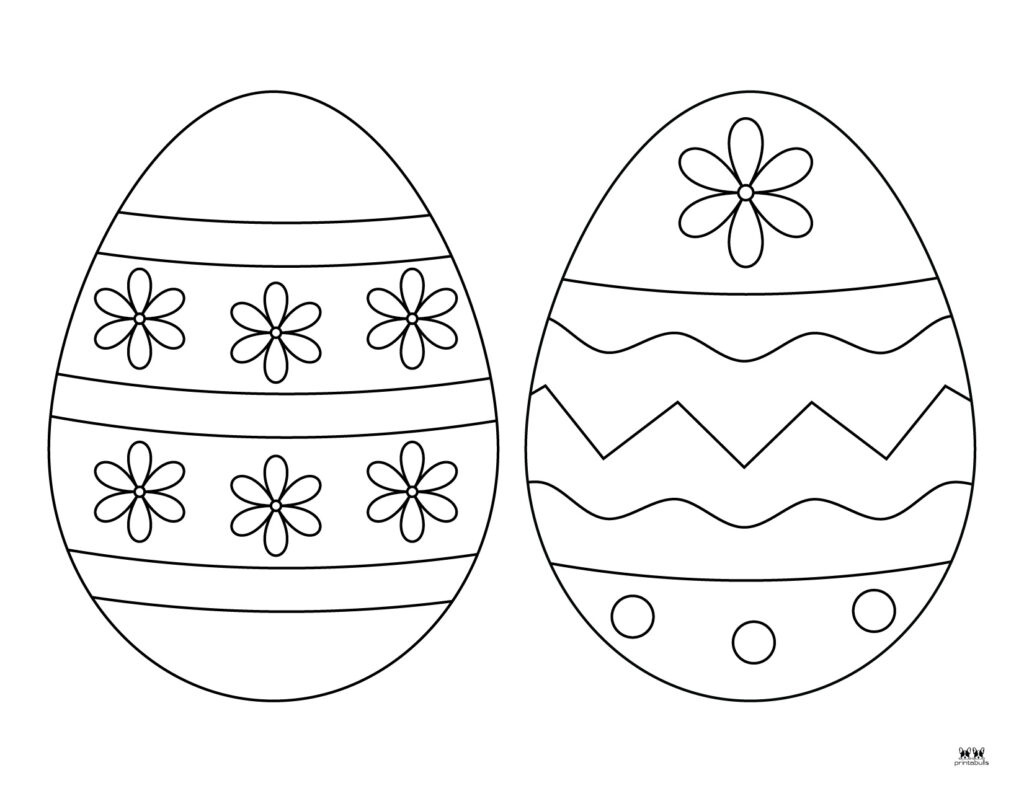 Easter Egg Coloring Pages _ Templates-63