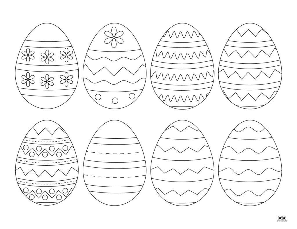 Easter Egg Coloring Pages _ Templates-67