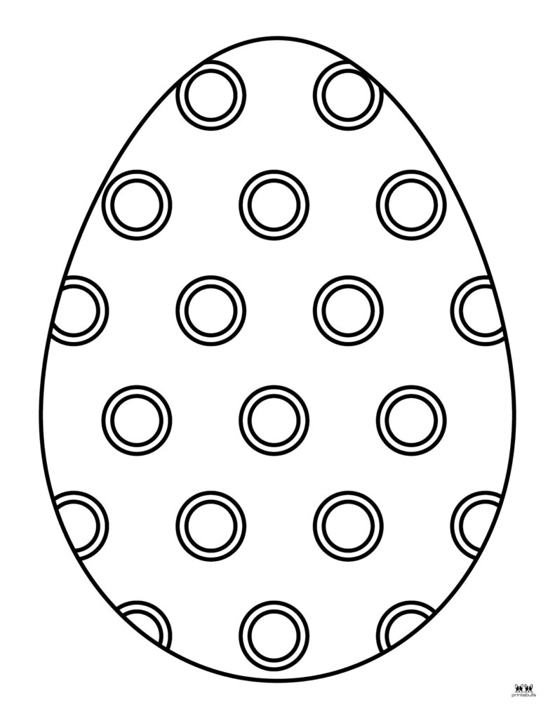 Easter Egg Templates & Coloring Pages - 129 FREE Pages