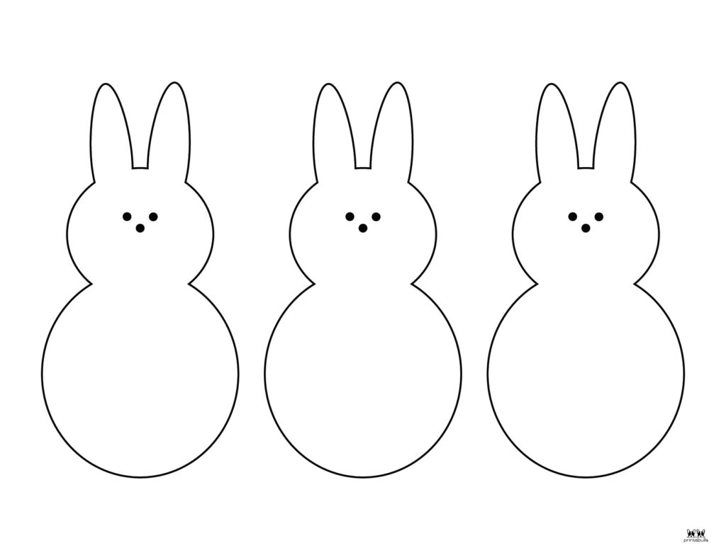 Printable Easter Coloring Page-Bunny 11