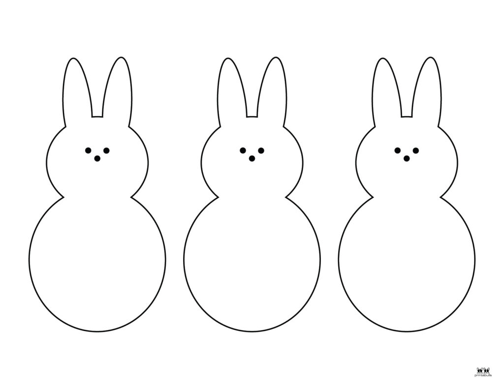 Printable Easter Coloring Page-Bunny 11