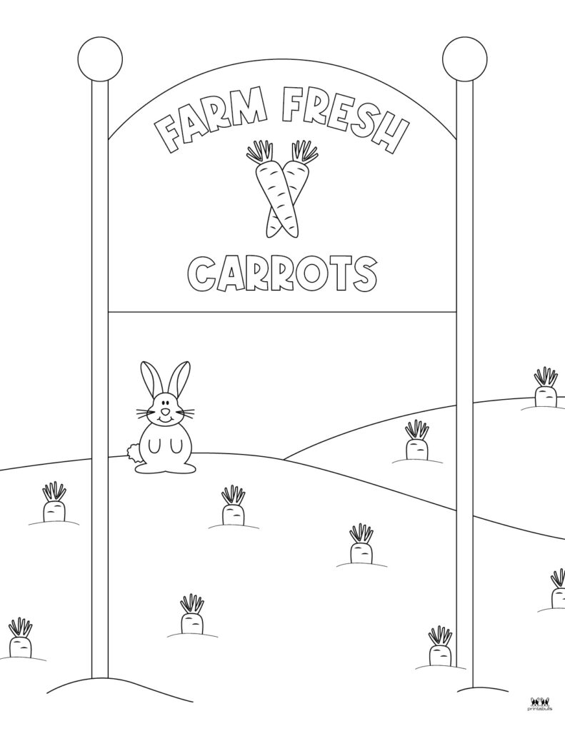Printable Easter Coloring Page-Bunny 26