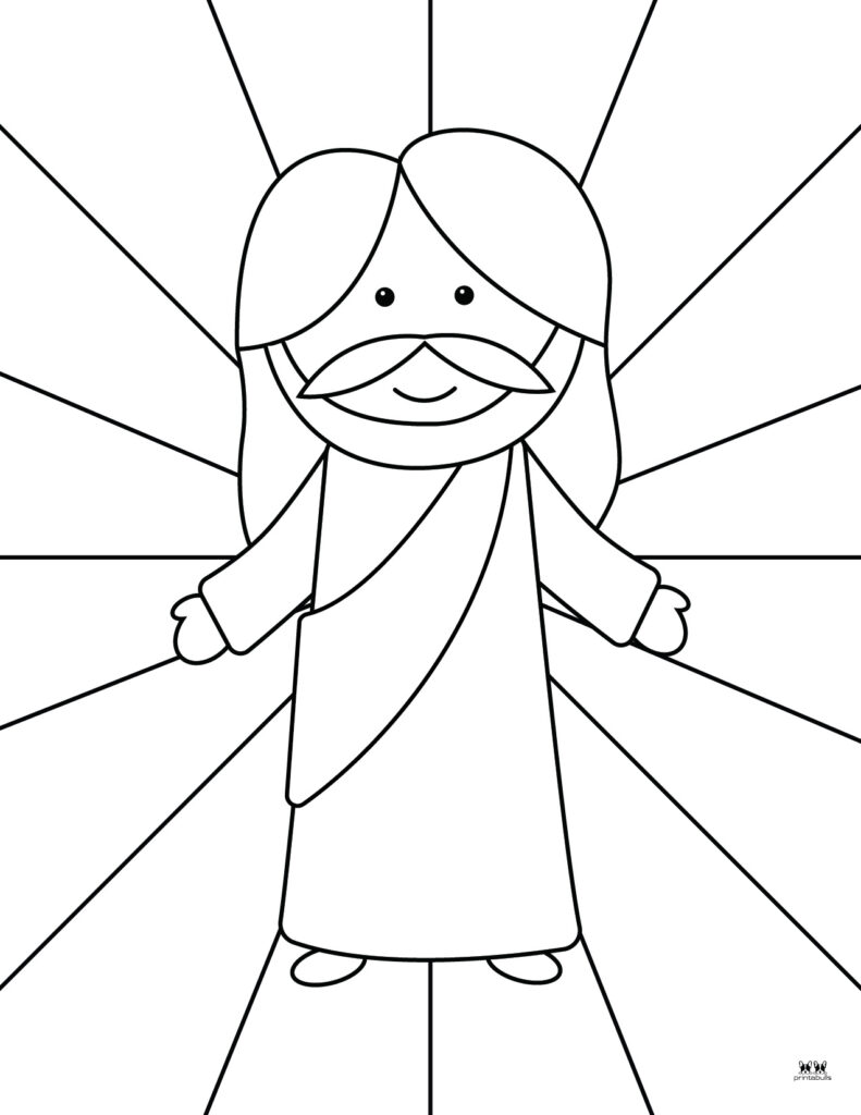 Printable Easter Coloring Page-Religious 10